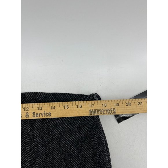 NWT Jones New York Women's Gray Mid Rise Flare Leg Side Zip Dress Pants Size 16 - Picture 9 of 12